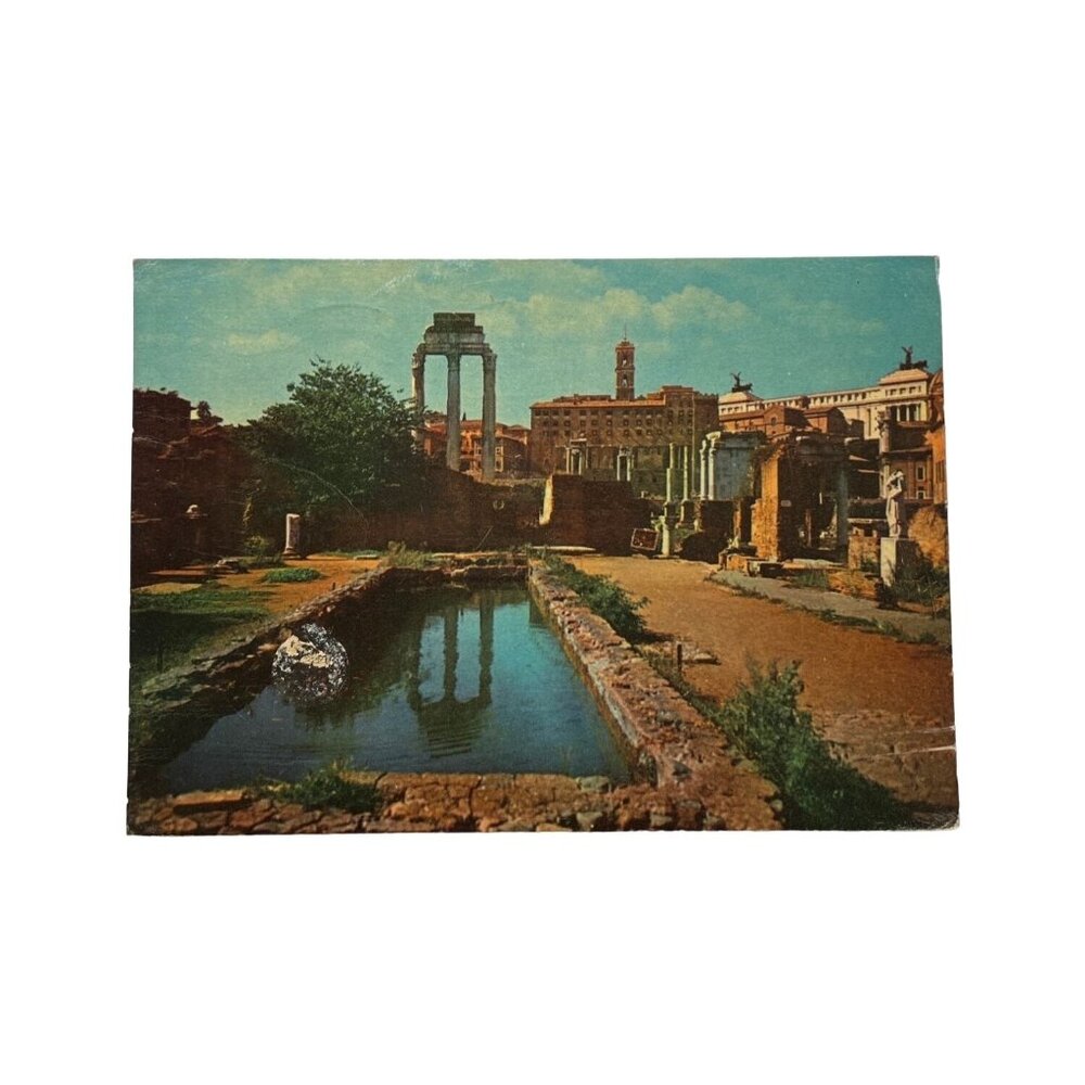 Vintage Postcard Rome Italy Ruins Posted 1965 u